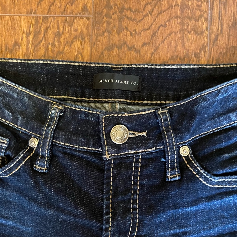 silver jeans!!